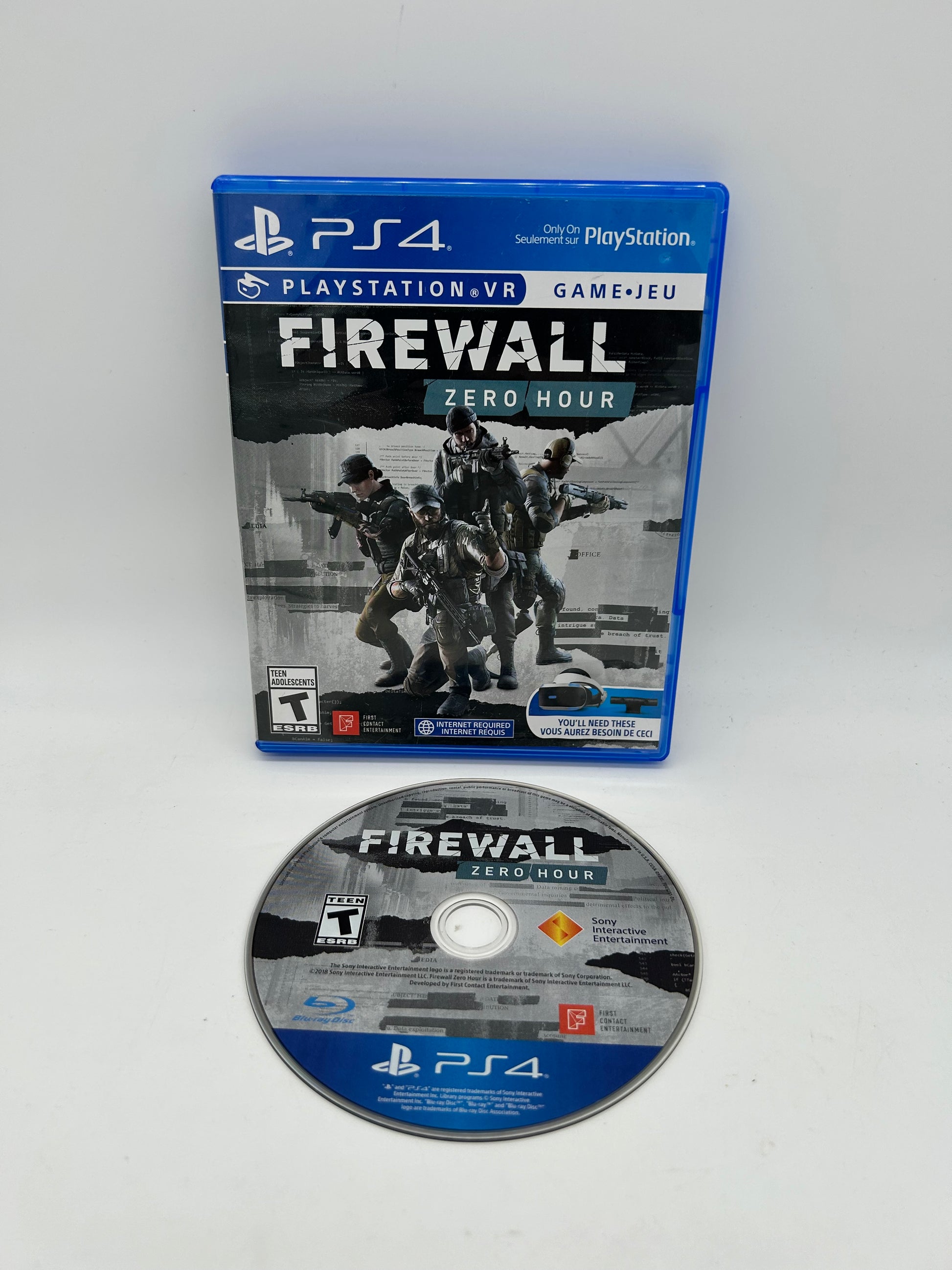 PiXEL-RETRO.COM : SONY PLAYSTATION 4 (PS4) COMPLETE CIB BOX MANUAL GAME NTSC FIREWALL ZERO HOUR