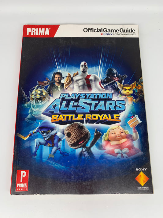 PiXEL-RETRO.COM : BOOKS STRATEGY PLAYER'S GUIDE WALKTHROUGH OFFICIAL PRIMA PLAYSTATION ALL-STARS BATTLE ROYALE