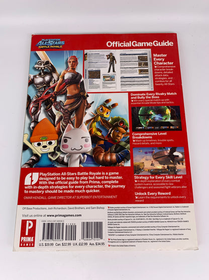PLAYSTATiON ALL-STARS BATTLE ROYALE OFFiCiAL GAME STRATEGY GUiDE PRiMA GAMES