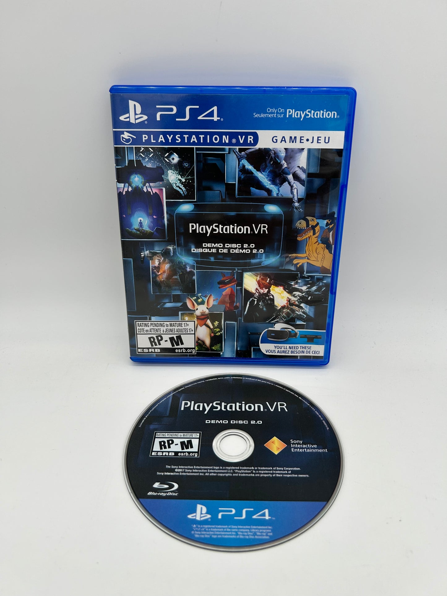 PiXEL-RETRO.COM : SONY PLAYSTATION 4 (PS4) COMPLETE CIB BOX MANUAL GAME NTSC PLAYSTATION VR DEMO DISK 2.0