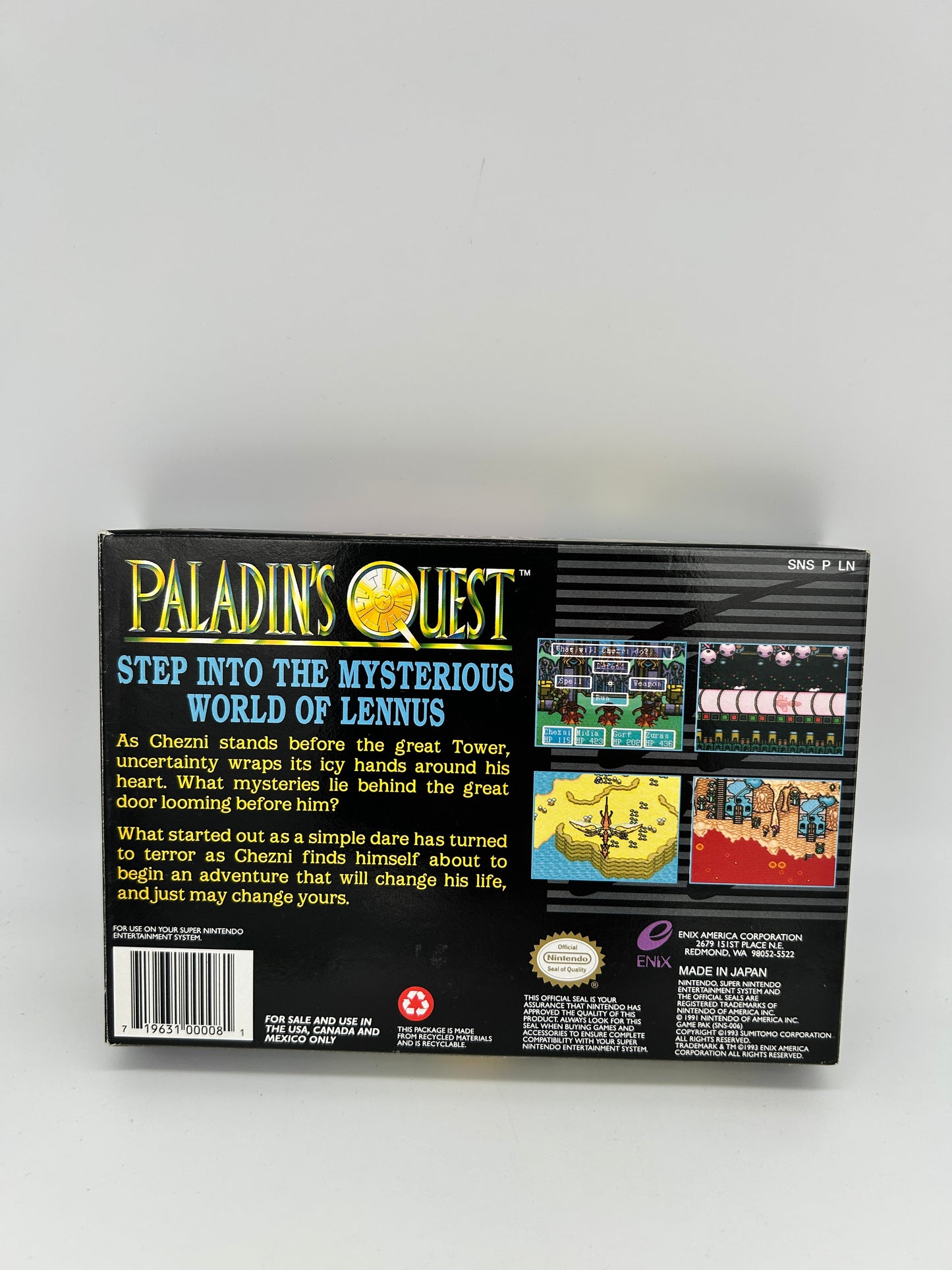 SUPER NiNTENDO [SNES] | PALADiNS QUEST