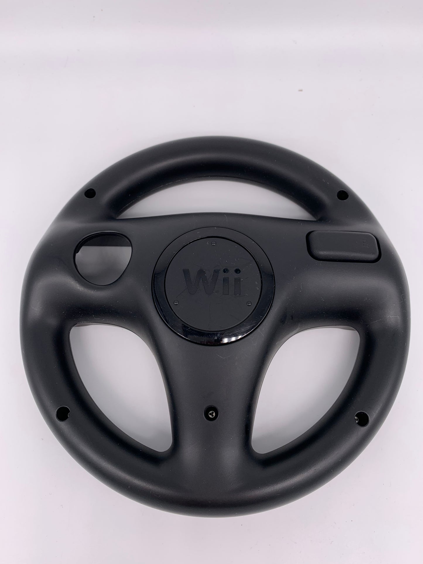 NiNTENDO Wii | OFFiCIAL BLACK STEERING WHEEL | RVL-024