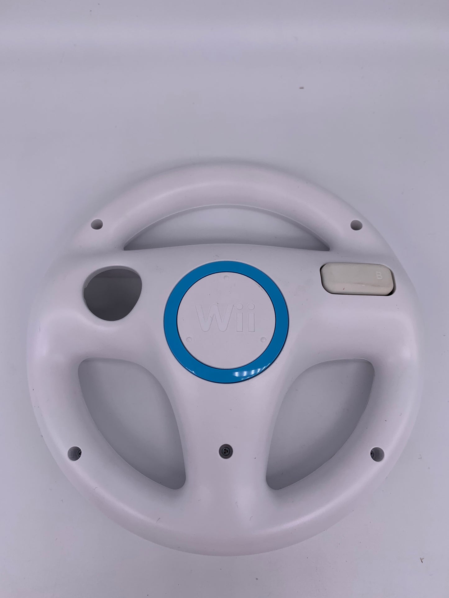 NiNTENDO Wii | OFFiCIAL WHITE STEERING WHEEL | RVL-024