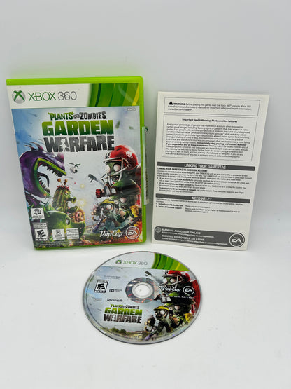 PiXEL-RETRO.COM : MICROSOFT XBOX 360 COMPLETE CIB BOX MANUAL GAME NTSC PLANTS VS ZOMBIES GARDEN WARFARE