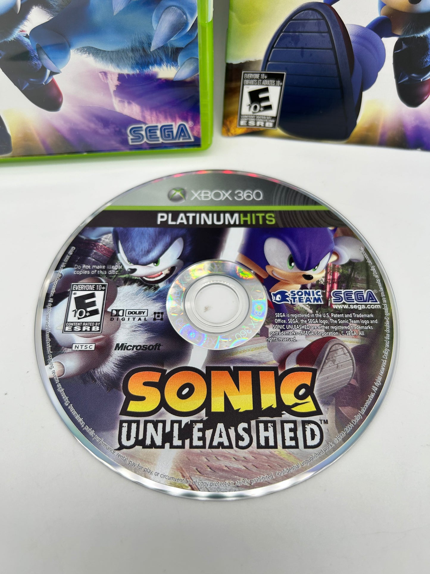 Microsoft XBOX 360 | SONIC UNLEASHED | PLATiNUM HiTS