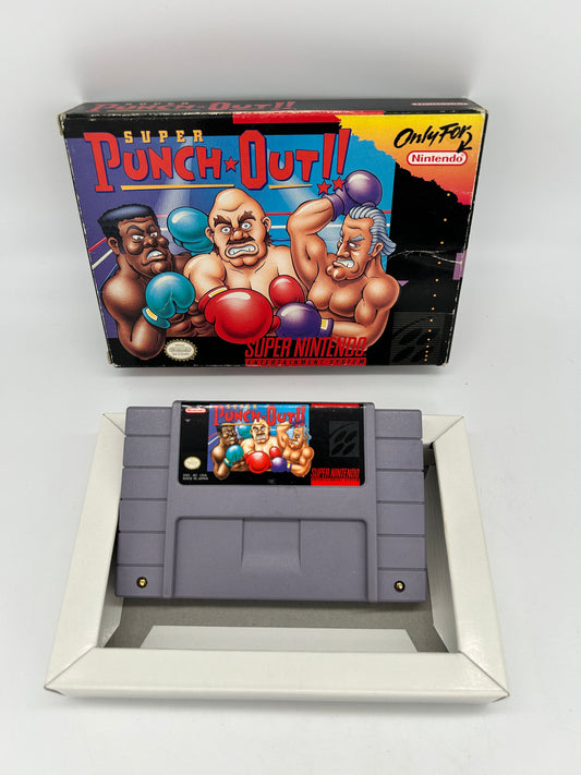 PiXEL-RETRO.COM : SUPER NINTENDO NES (SNES) COMPLETE CIB BOX MANUAL POSTER MAP GAME NTSC SUPER PUNCH-OUT