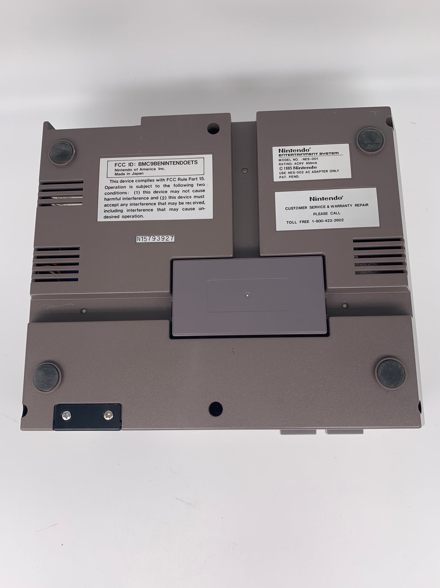 NiNTENDO [NES] CONSOLE | MODEL CONTROL DECK NES-001