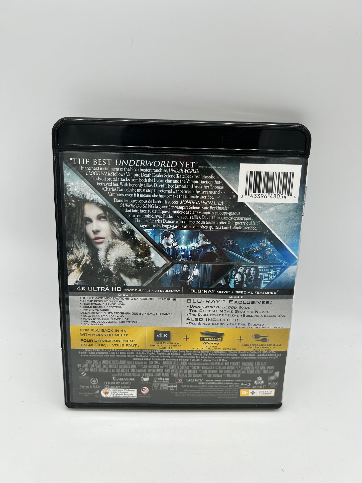 4K ULTRA HD + BLU-RAY MOVIE | UNDERWORLD BLOOD WARS