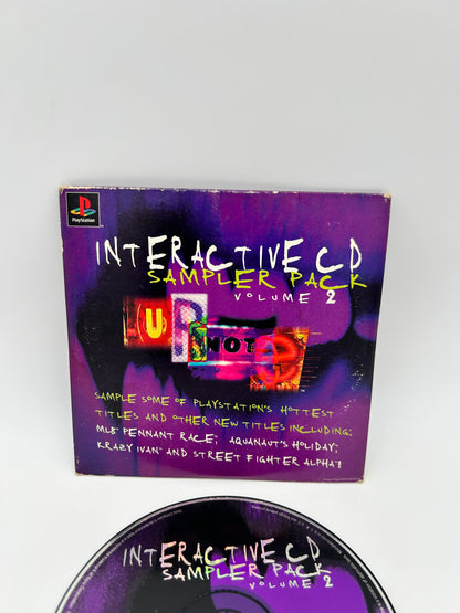 SONY PLAYSTATiON [PS1] | iNTERACTiVE CD SAMPLER PACK DiSK VOLUME 2