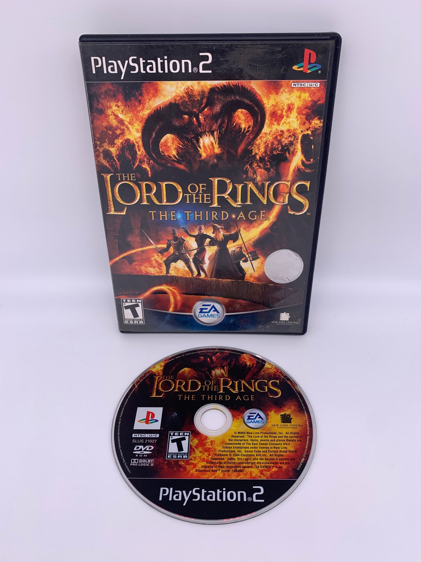 PiXEL-RETRO.COM : SONY PLAYSTATION 2 (PS2) COMPLET CIB BOX MANUAL GAME NTSC THE LORD OF THE RINGS THE THIRD AGE