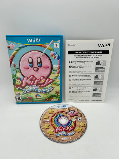 PiXEL-RETRO.COM : NINTENDO WII U COMPLET CIB BOX MANUAL GAME NTSC KIRBY AND THE RAINBOW CURSE