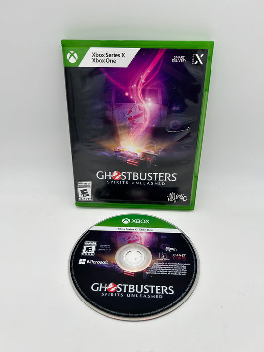 PiXEL-RETRO.COM : MICROSOFT XBOX ONE SERIES X COMPLETE CIB BOX MANUAL GAME NTSC GHOSTBUSTERS SPIRITS UNLEASHED