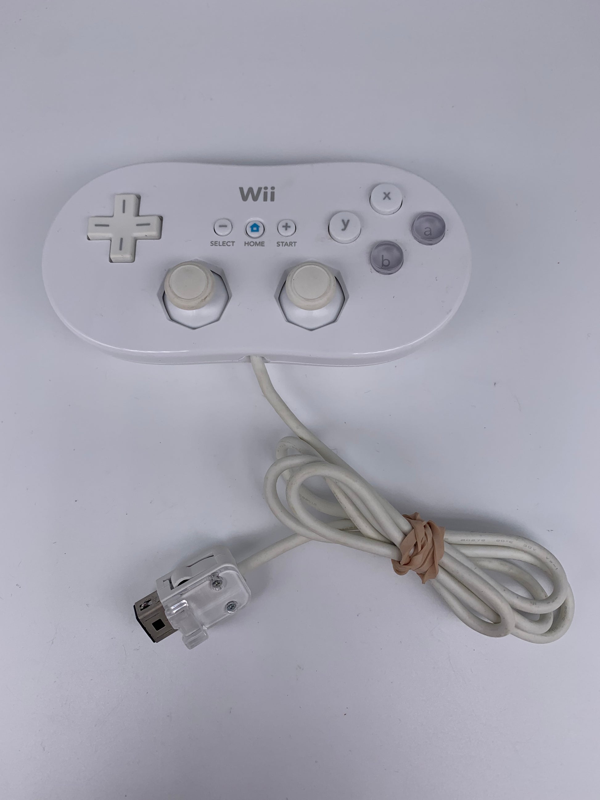 PiXEL-RETRO.COM : NINTENDO WII NTSC WHITE CLASSIC CONTROLLER RVL-005