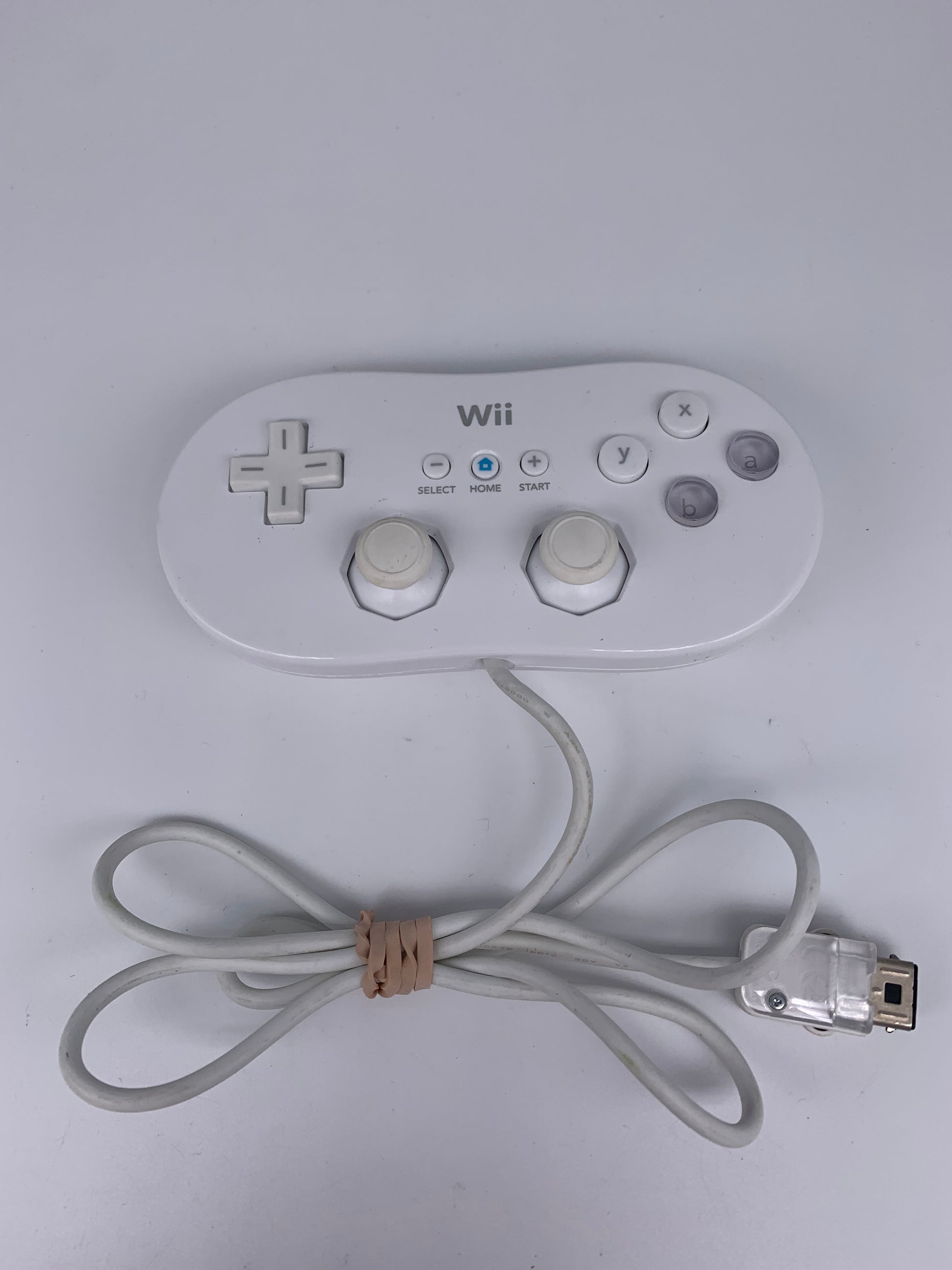 PiXEL-RETRO.COM : NINTENDO WII NTSC WHITE CLASSIC CONTROLLER RVL-005