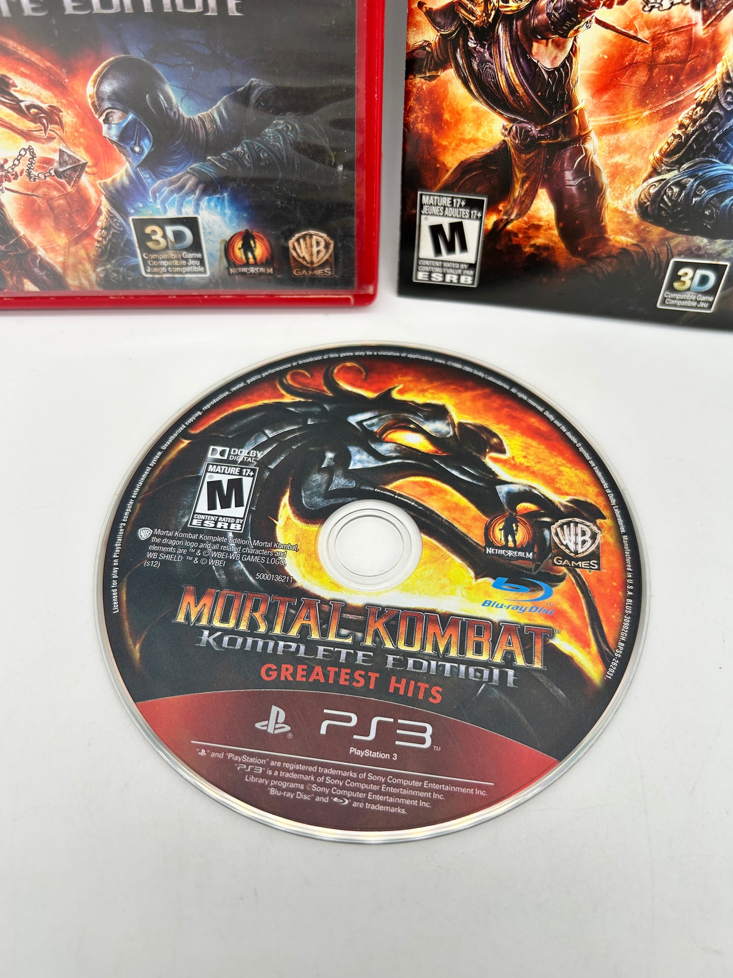 SONY PLAYSTATiON 3 [PS3] | MORTAL KOMBAT KOMPLETE EDiTiON | GREATEST HiTS