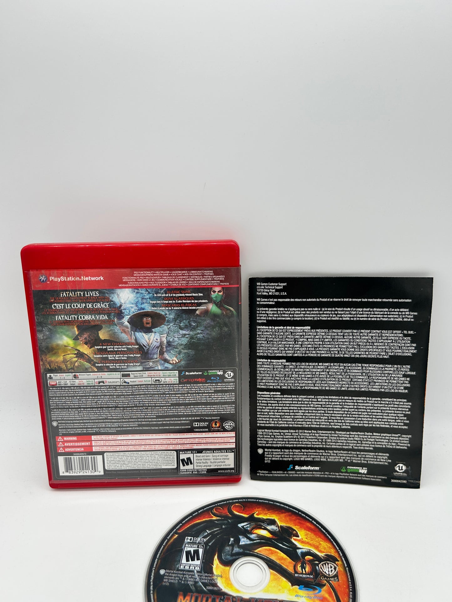 SONY PLAYSTATiON 3 [PS3] | MORTAL KOMBAT KOMPLETE EDiTiON | GREATEST HiTS