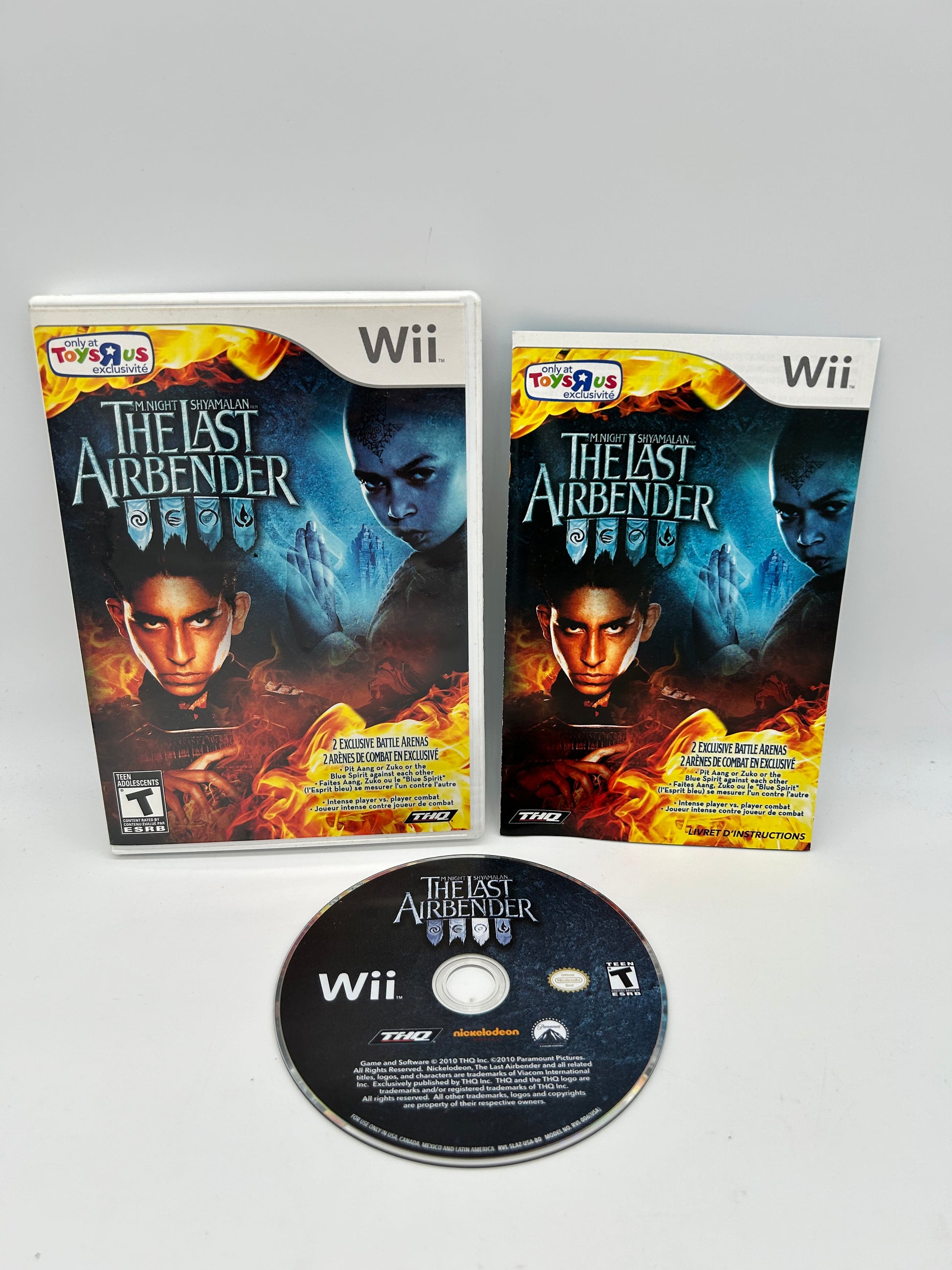 PiXEL-RETRO.COM : NINTENDO WII COMPLET CIB BOX MANUAL GAME NTSC THE LAST AIRBENDER