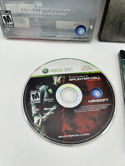 MiCROSOFT XBOX 360 | TOM CLANCYS SPLiNTER CELL CONViCTiON | COLLECTORS EDiTiON