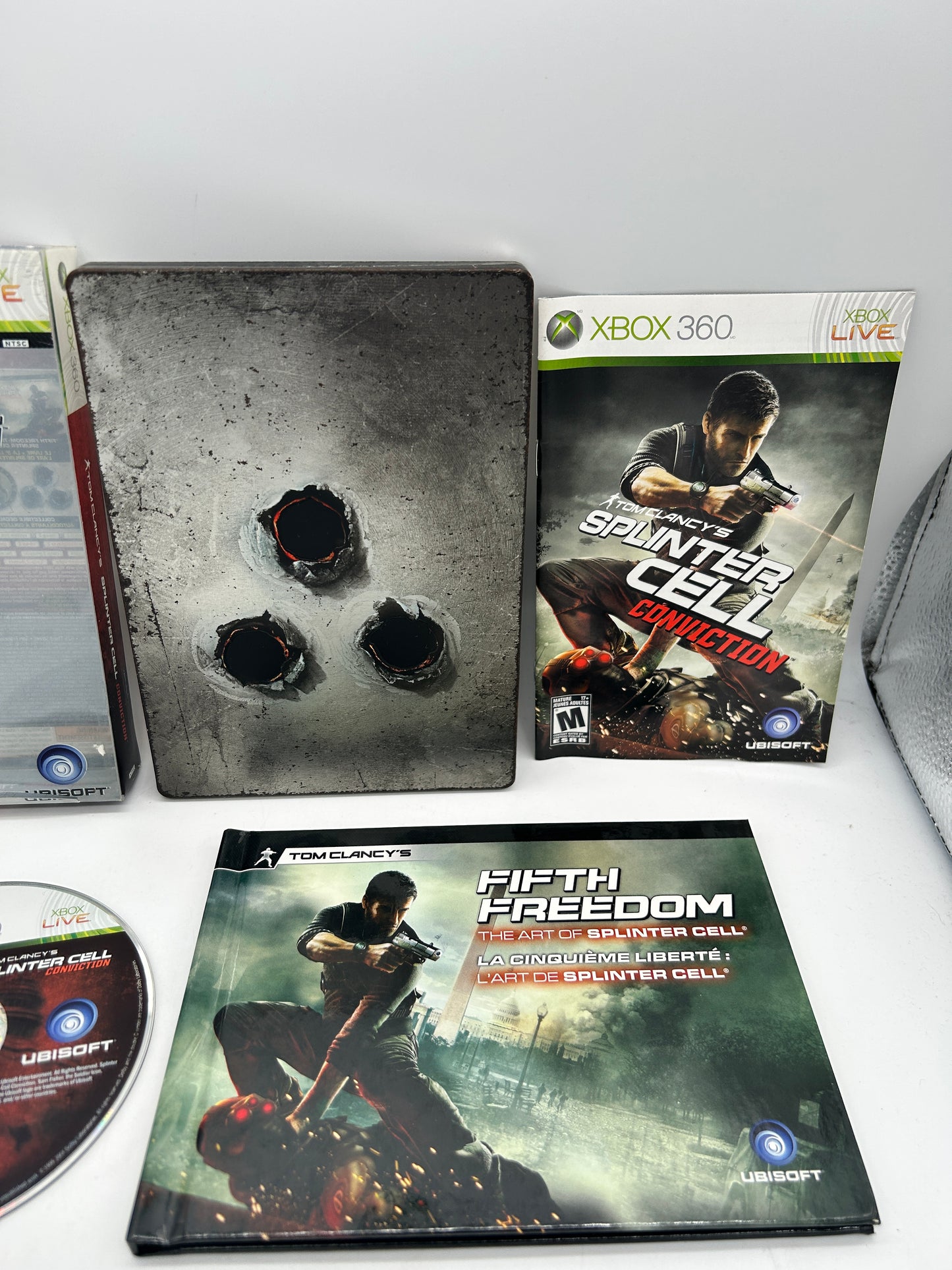 MiCROSOFT XBOX 360 | TOM CLANCYS SPLiNTER CELL CONViCTiON | COLLECTORS EDiTiON
