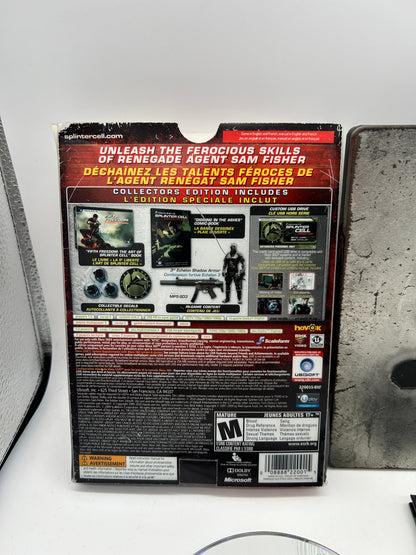 MiCROSOFT XBOX 360 | TOM CLANCYS SPLiNTER CELL CONViCTiON | COLLECTORS EDiTiON