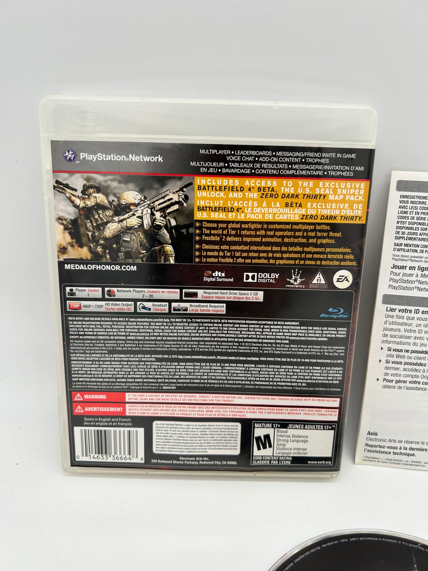 SONY PLAYSTATiON 3 [PS3] | MEDAL OF HONOR WARFiGHTER | Limited edition