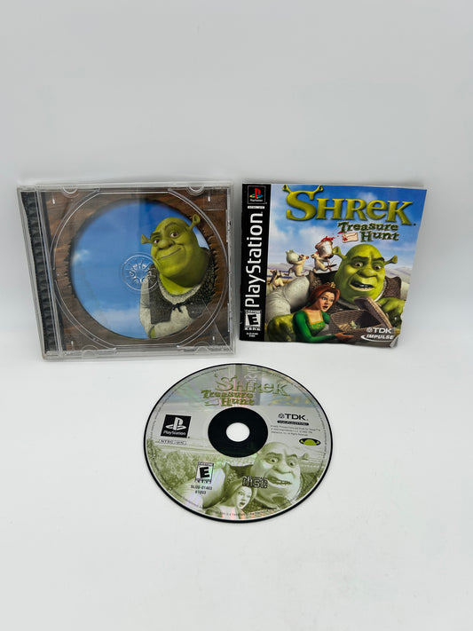 PiXEL-RETRO.COM : SONY PLAYSTATION (PS1) COMPLETE CIB BOX MANUAL GAME NTSC SHREK TREASURE HUNT