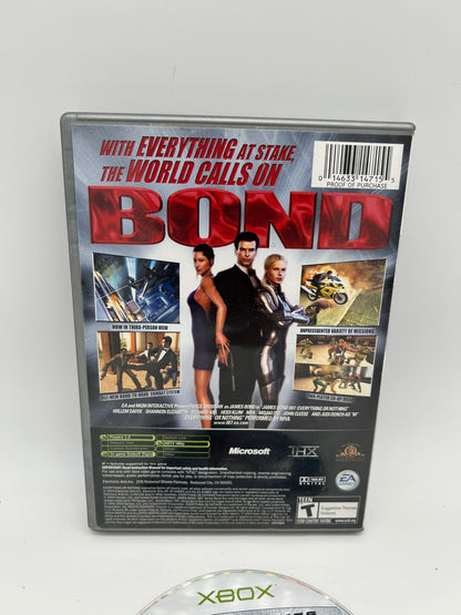 MiCROSOFT XBOX ORiGiNAL | 007 EVERYTHiNG OR NOTHiNG | PLATiNUM HiTS