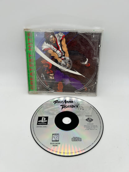 PiXEL-RETRO.COM : SONY PLAYSTATION (PS1) COMPLETE CIB BOX MANUAL GAME NTSC BATTLE ARENA TOSHINDEN