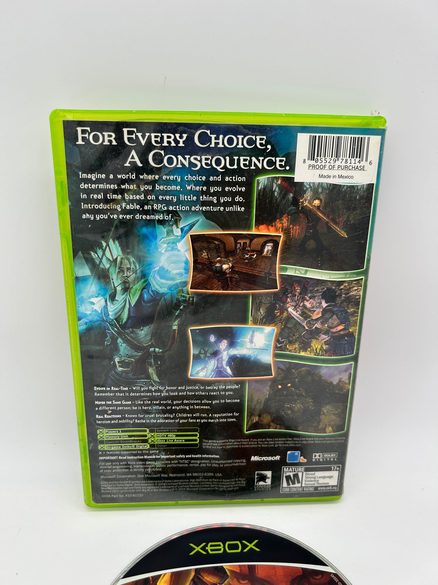 MiCROSOFT XBOX ORiGiNAL | FABLE