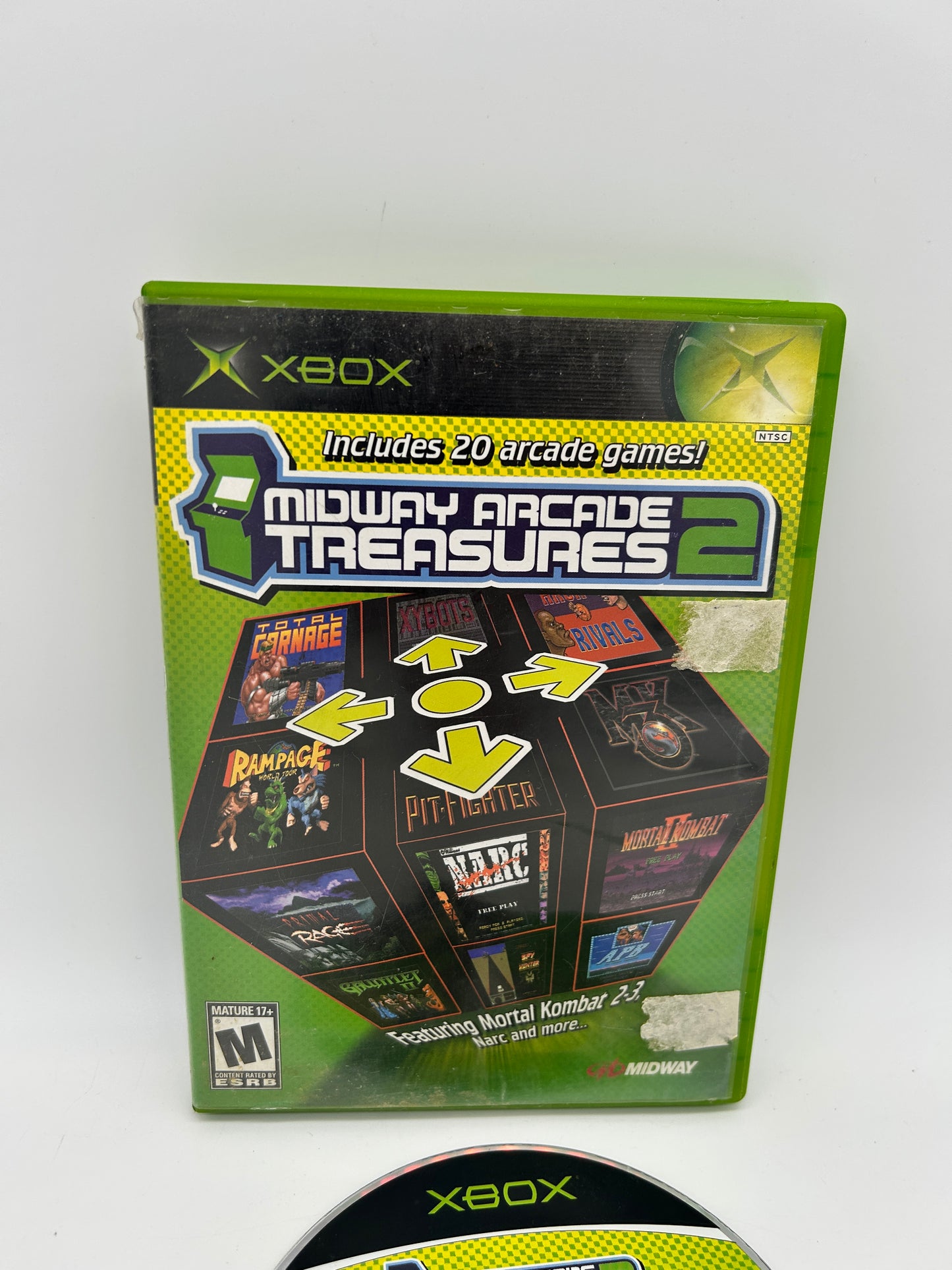 MiCROSOFT XBOX ORiGiNAL | MiDWAY ARCADE TREASURES 2