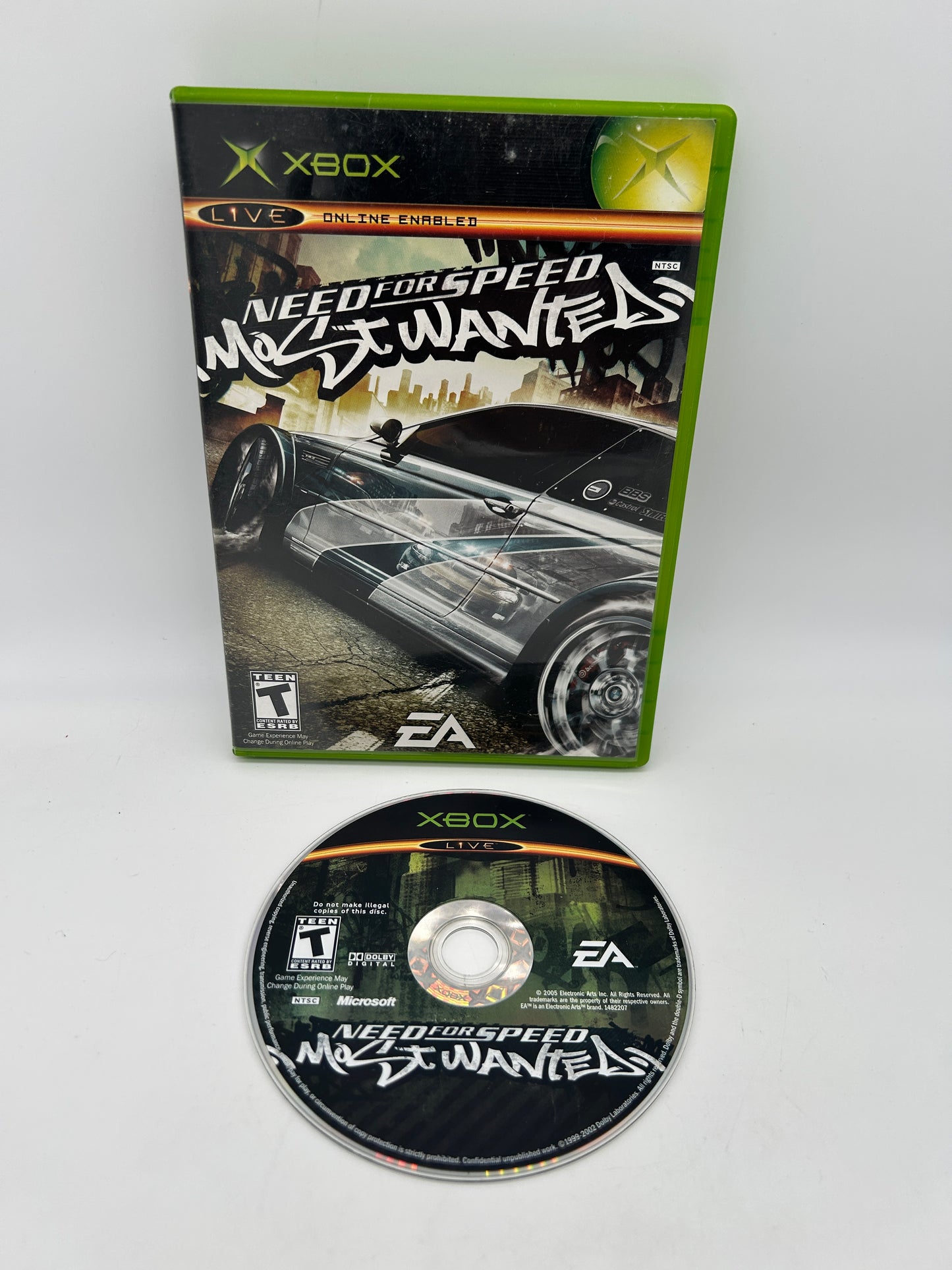PiXEL-RETRO.COM : MICROSOFT XBOX COMPLETE CIB BOX MANUAL GAME NTSC NEED FOR SPEED MOST WANTED