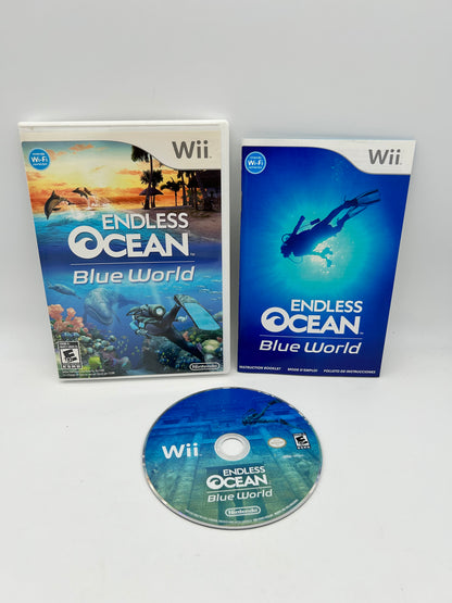 PiXEL-RETRO.COM : NINTENDO WII COMPLET CIB BOX MANUAL GAME NTSC ENDLESS OCEAN BLUE WORLD