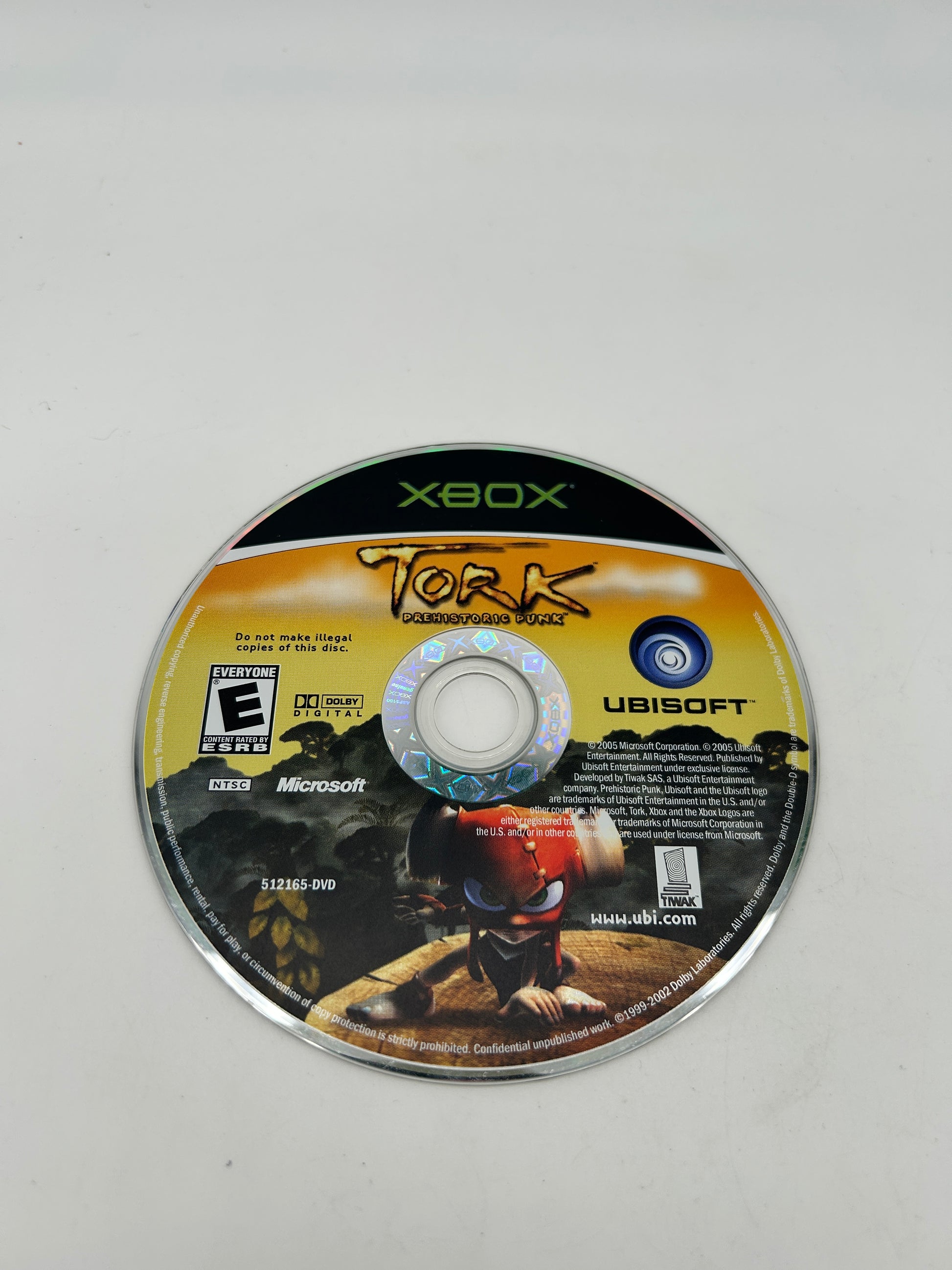 PiXEL-RETRO.COM : MICROSOFT XBOX COMPLETE CIB BOX MANUAL GAME NTSC TORK PREHISTORIC PUNK