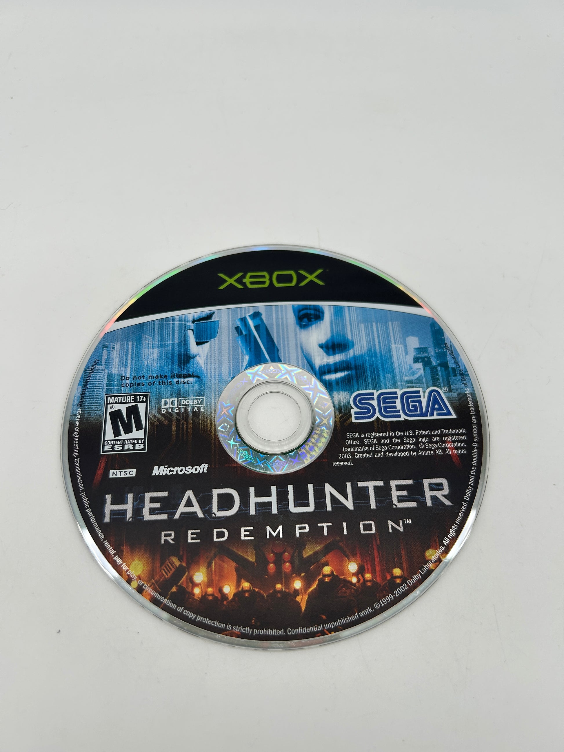 PiXEL-RETRO.COM : MICROSOFT XBOX COMPLETE CIB BOX MANUAL GAME NTSC HEADHUNTER REDEMPTION