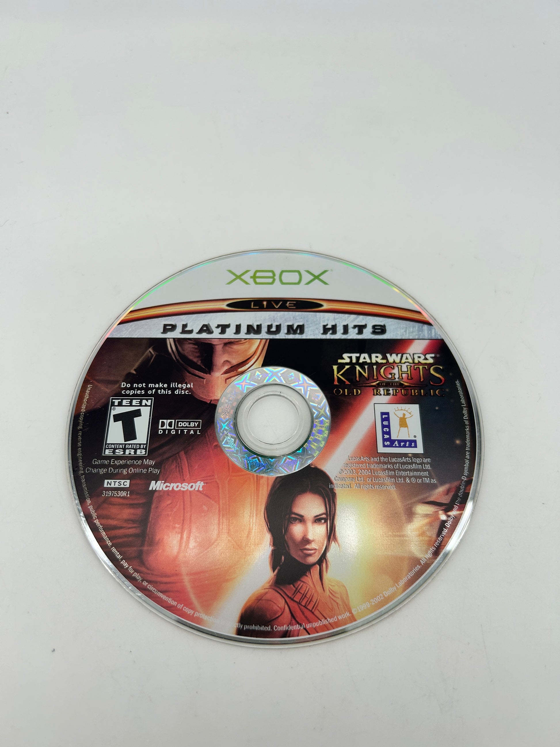 PiXEL-RETRO.COM : MICROSOFT XBOX COMPLETE CIB BOX MANUAL GAME NTSC STAR WARS KNIGHT OLD REPUBLIC
