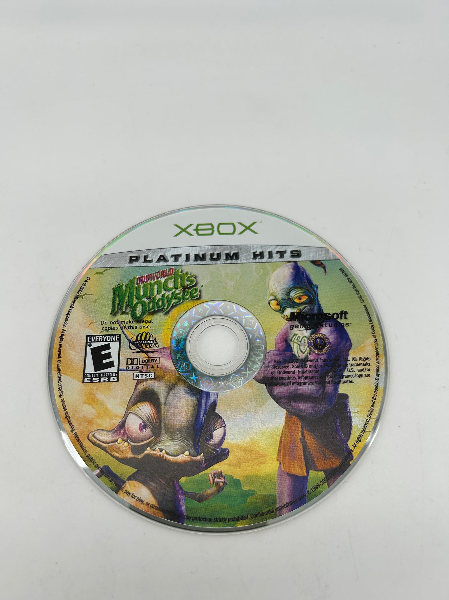 PiXEL-RETRO.COM : MICROSOFT XBOX COMPLETE CIB BOX MANUAL GAME NTSC ODDWORLD MUNCH'S ODDYSEE
