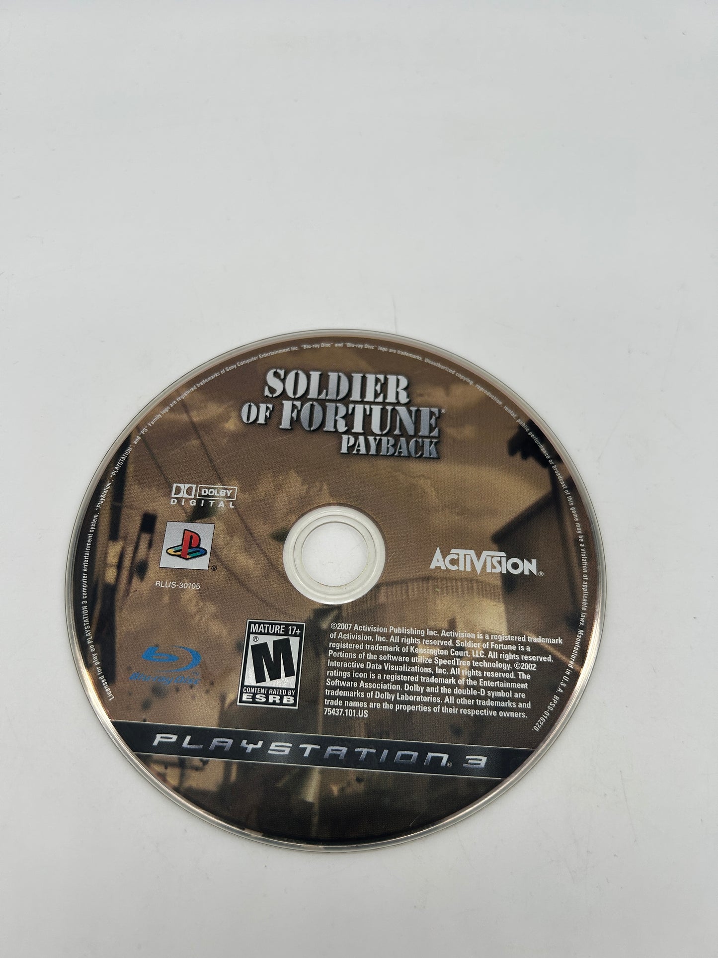 PiXEL-RETRO.COM : SONY PLAYSTATION 3 (PS3) SOLDIER OF FORTUNE PAYBACK