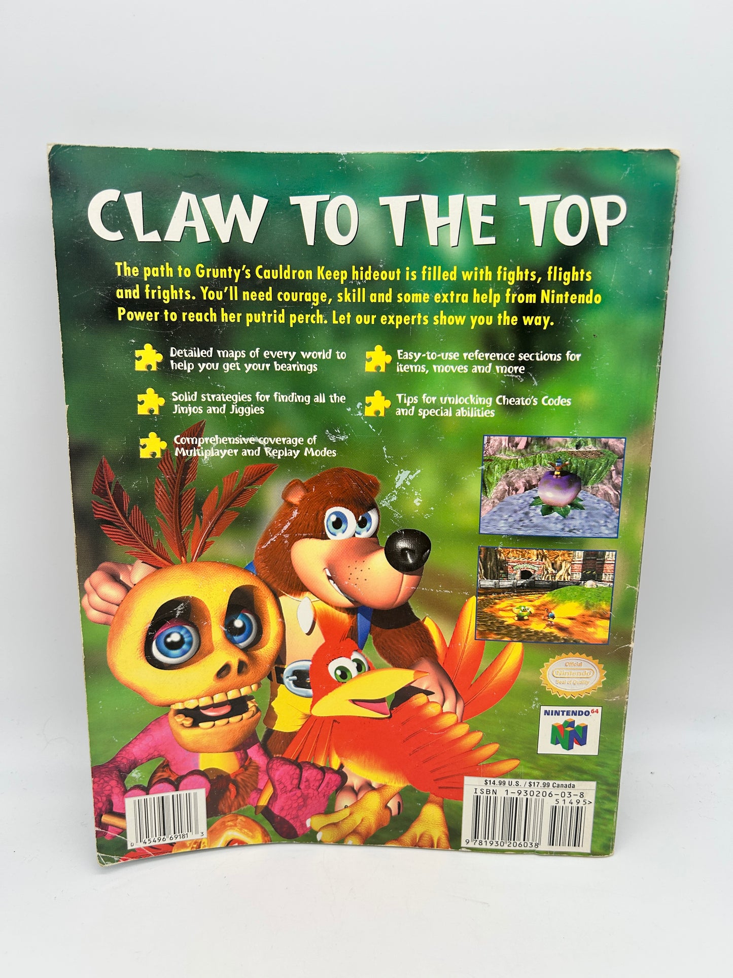 BANJO-TOOiE STRATEGY GUiDE NiNTENDO POWER PLAYERS