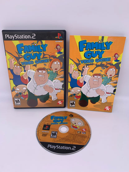 PiXEL-RETRO.COM : SONY PLAYSTATION 2 (PS2) COMPLET CIB BOX MANUAL GAME NTSC FAMILY GUY VIDEO GAME!