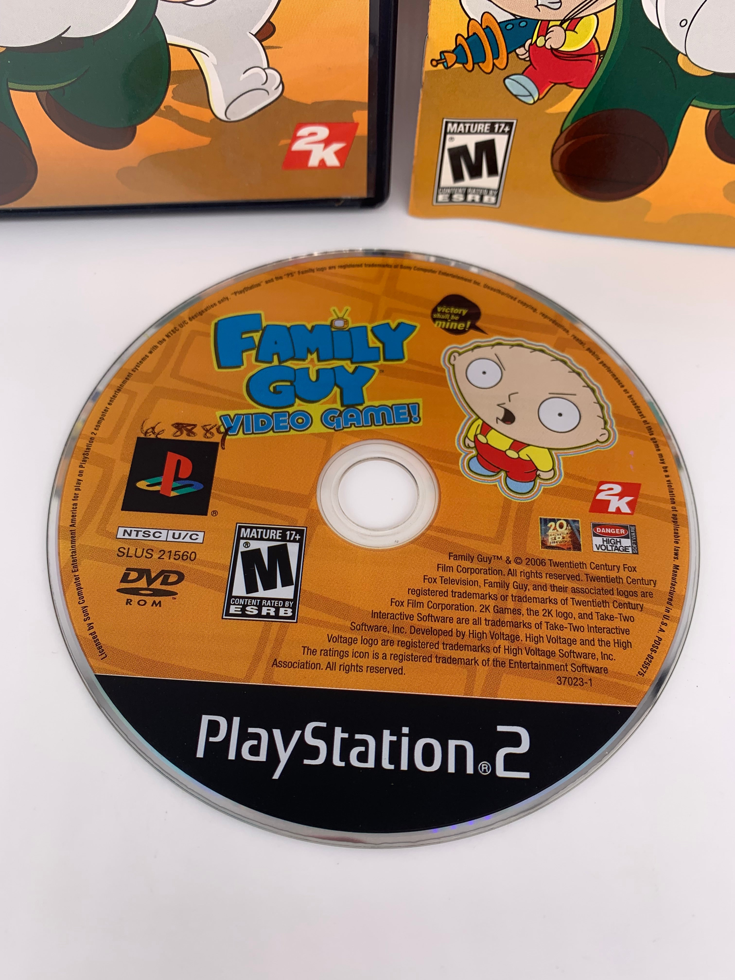 Family sale Guy (Sony PlayStation 2 / PS2, 2006) BRAND NEW / FACTORY SEALED