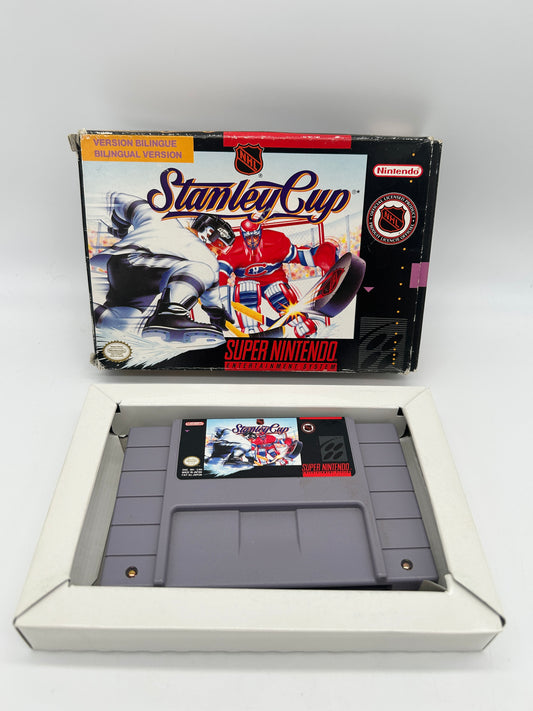 PiXEL-RETRO.COM : SUPER NINTENDO NES (SNES) GAME NTSC NHL STANLEY CUP