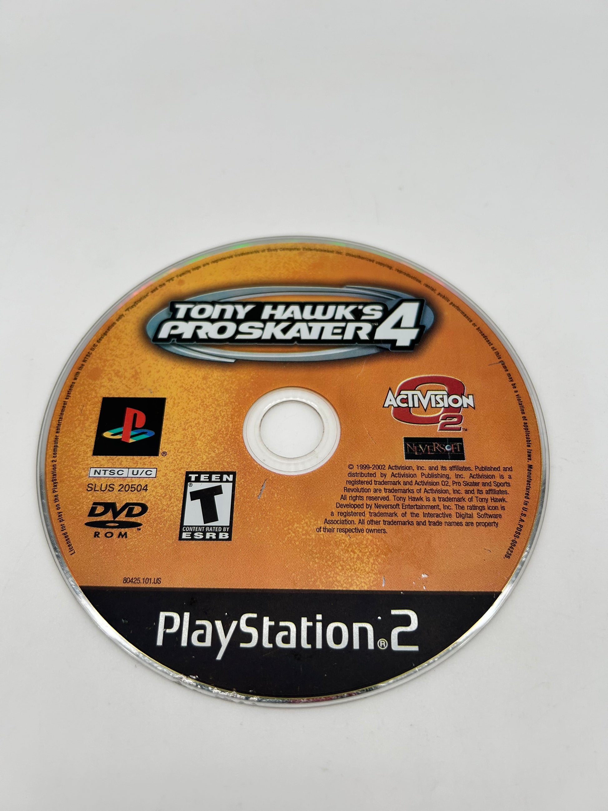 PiXEL-RETRO.COM : SONY PLAYSTATION 2 (PS2) COMPLET CIB BOX MANUAL GAME NTSC TONY HAWK'S PRO SKATER 4