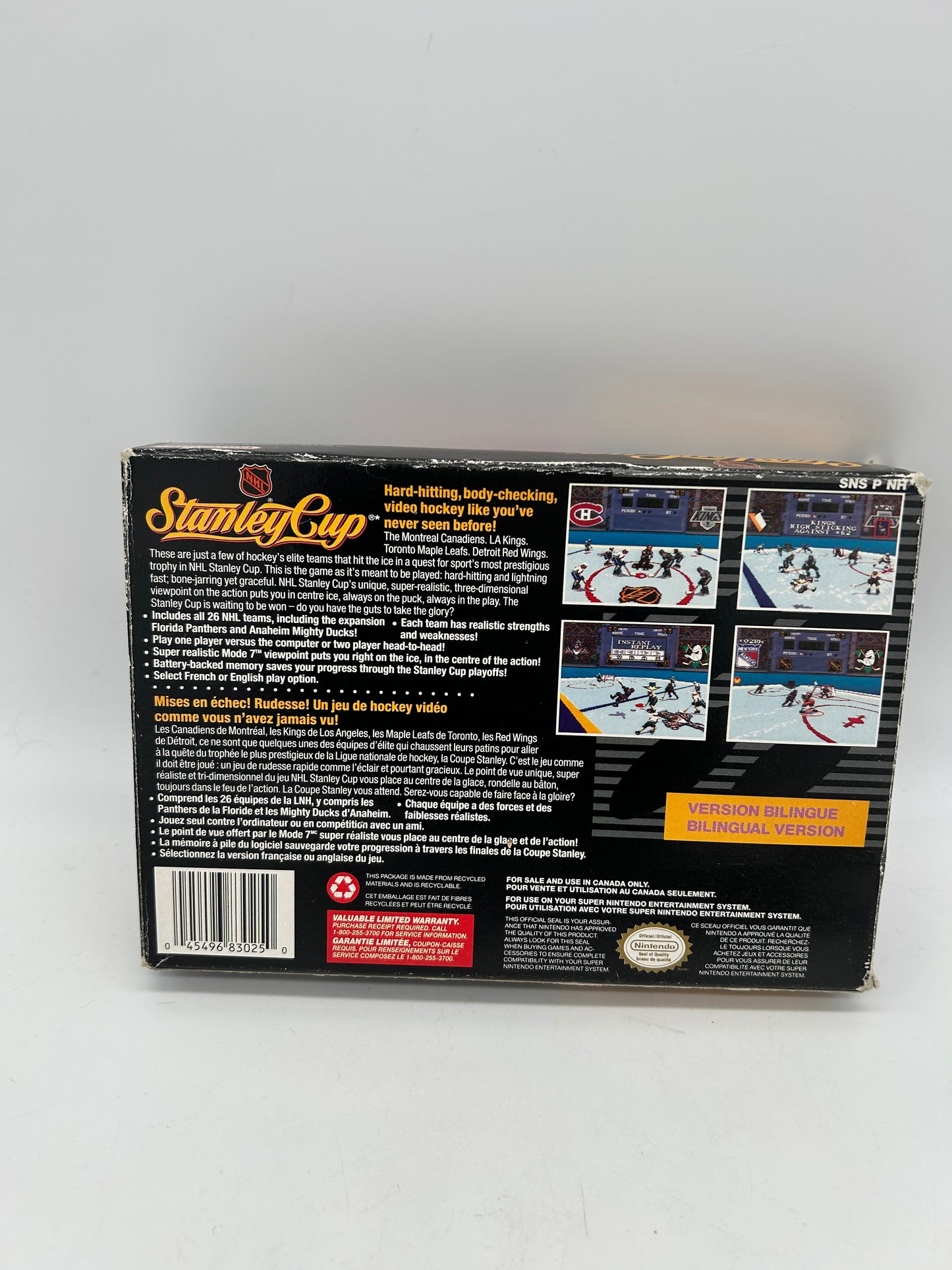 SUPER NiNTENDO [SNES] | NHL STANLEY CUP