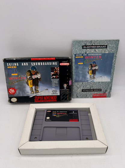 PiXEL-RETRO.COM : SUPER NINTENDO NES (SNES) GAME NTSC SKiiNG AND SNOWBOARDiNG TOMMY MOES WiNTER EXTREME