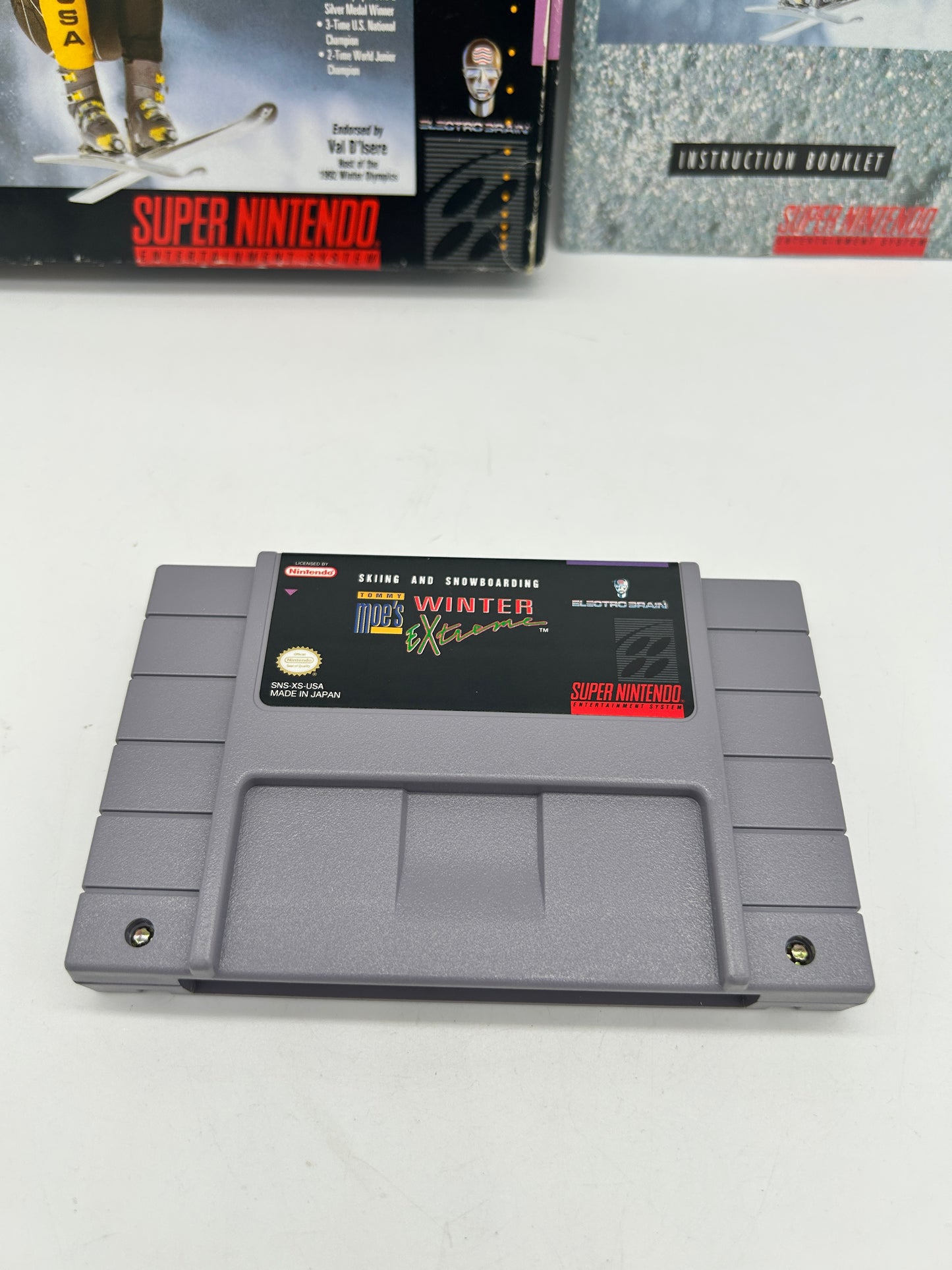 SUPER NiNTENDO [SNES] | SKiiNG AND SNOWBOARDiNG TOMMY MOES WiNTER EXTREME