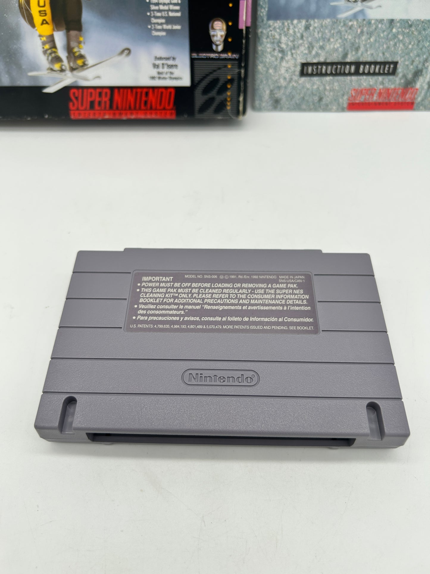 SUPER NiNTENDO [SNES] | SKiiNG AND SNOWBOARDiNG TOMMY MOES WiNTER EXTREME