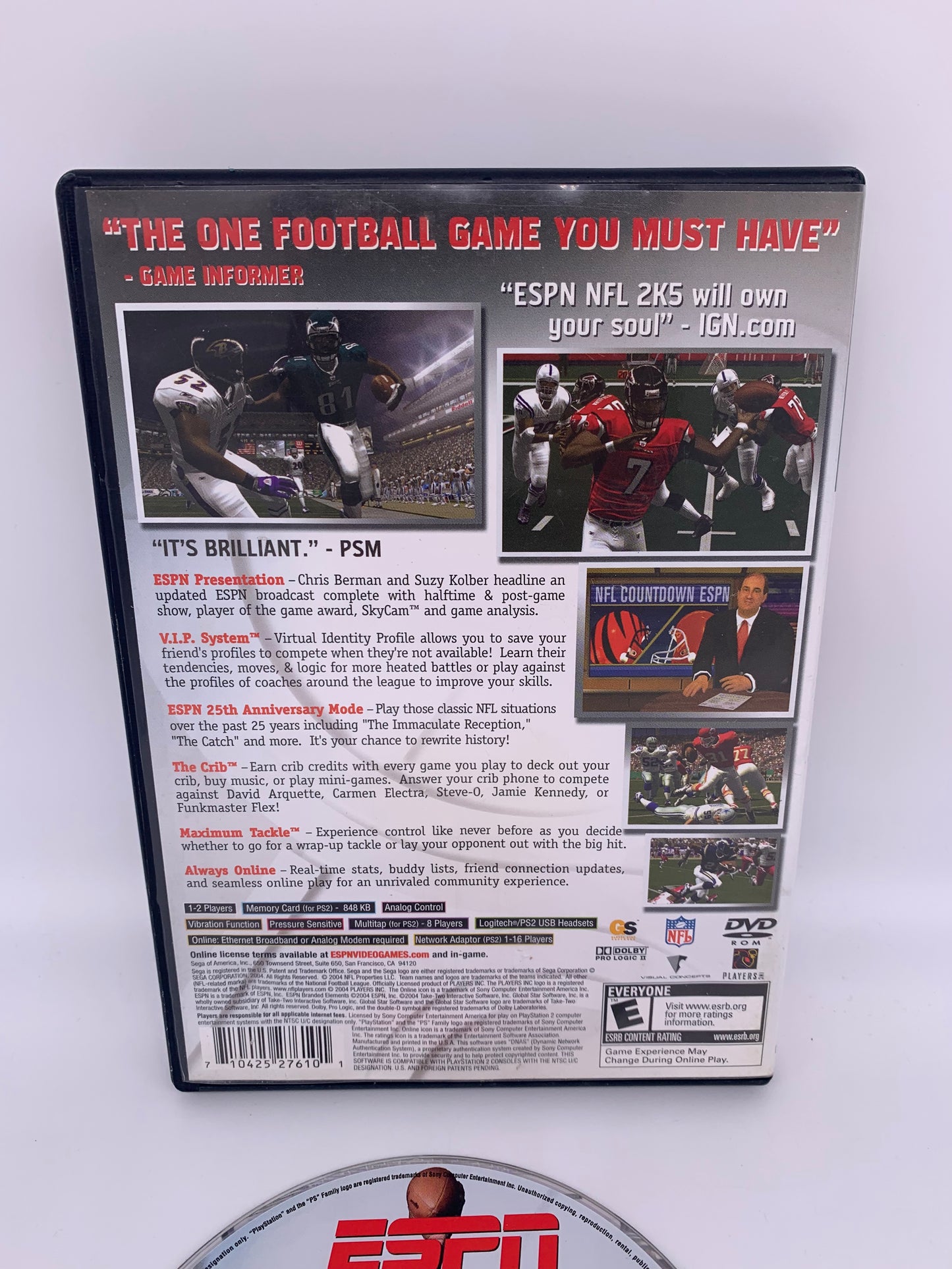 SONY PLAYSTATiON 2 [PS2] | ESPN NFL 2K5