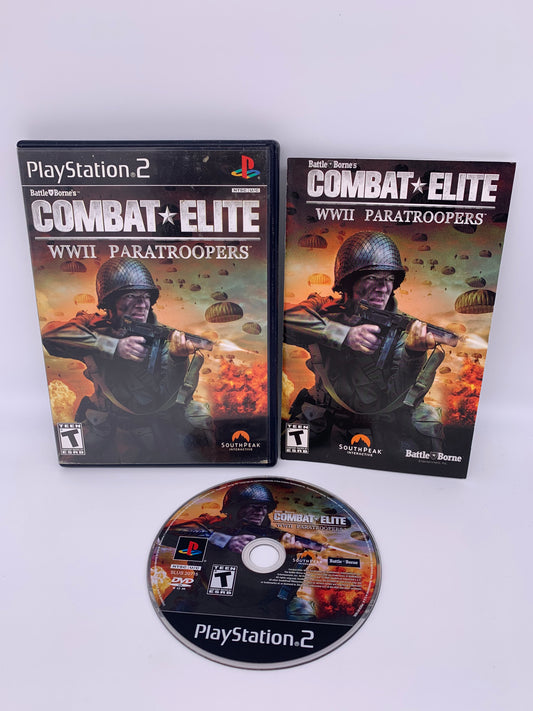 PiXEL-RETRO.COM : SONY PLAYSTATION 2 (PS2) COMPLET CIB BOX MANUAL GAME NTSC COMBAT ELITE WWII PARATROOPERS