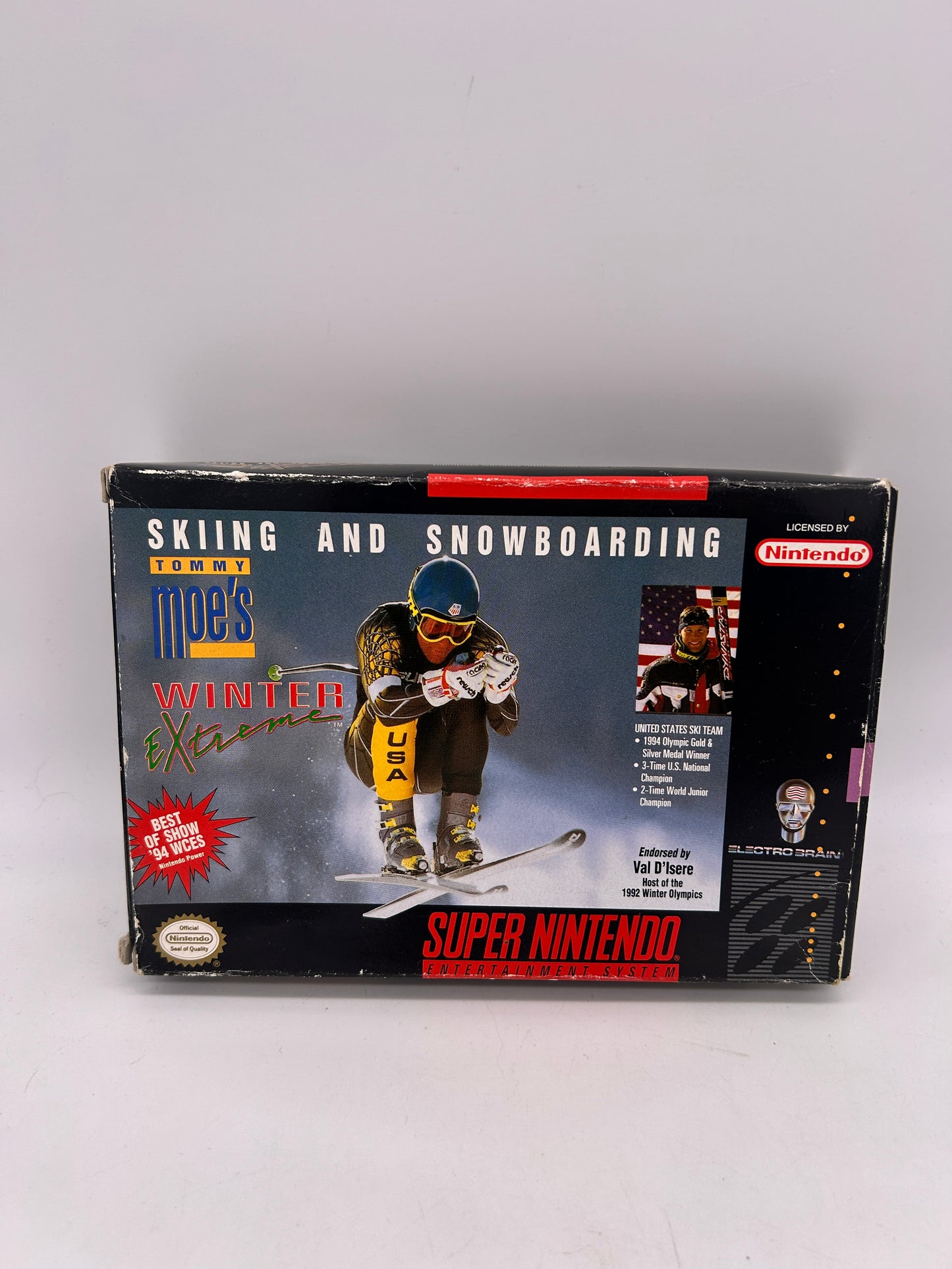 SUPER NiNTENDO [SNES] | SKiiNG AND SNOWBOARDiNG TOMMY MOES WiNTER EXTREME