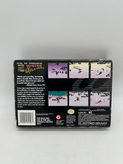 SUPER NiNTENDO [SNES] | SKiiNG AND SNOWBOARDiNG TOMMY MOES WiNTER EXTREME